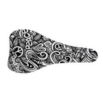 Graffiti Surfing Pattern Print Bicycle Seat Cover