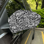 Graffiti Surfing Pattern Print Car Side Mirror Covers