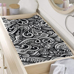Graffiti Surfing Pattern Print Changing Pad Cover
