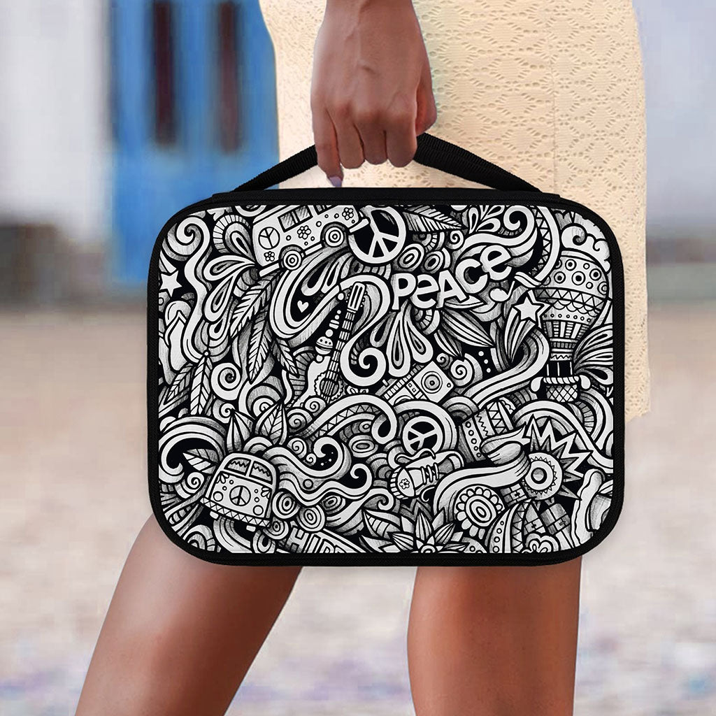 Graffiti Surfing Pattern Print Classic Bible Case