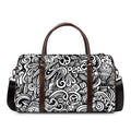 Graffiti Surfing Pattern Print Duffel Bag