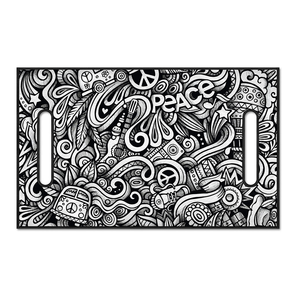 Graffiti Surfing Pattern Print Golf Cart Seat Cover