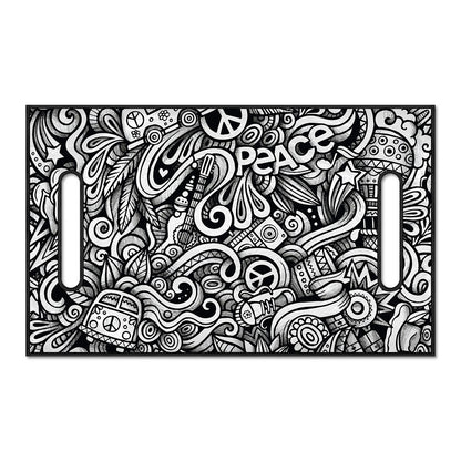 Graffiti Surfing Pattern Print Golf Cart Seat Cover