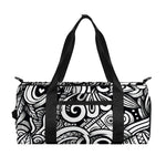 Graffiti Surfing Pattern Print Gym Bag