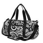 Graffiti Surfing Pattern Print Gym Bag