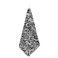 Graffiti Surfing Pattern Print Hand Towel