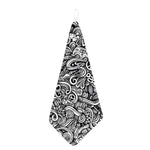 Graffiti Surfing Pattern Print Hand Towel