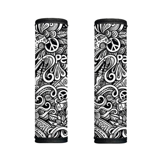 Graffiti Surfing Pattern Print Handle Covers