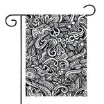 Graffiti Surfing Pattern Print House Flag