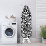 Graffiti Surfing Pattern Print Ironing Board Cover