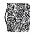 Graffiti Surfing Pattern Print Leather Bible Cover