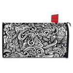 Graffiti Surfing Pattern Print Mailbox Cover