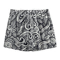 Graffiti Surfing Pattern Print Mesh Shorts