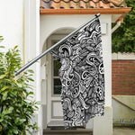 Graffiti Surfing Pattern Print Polyester Flag