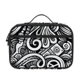 Graffiti Surfing Pattern Print Portable Lunch Bag