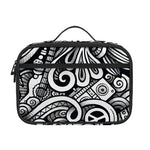 Graffiti Surfing Pattern Print Portable Lunch Bag