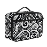 Graffiti Surfing Pattern Print Portable Lunch Bag