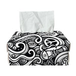 Graffiti Surfing Pattern Print Rectangle Tissue Box Cover