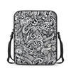 Graffiti Surfing Pattern Print Rectangular Crossbody Bag