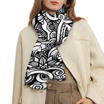 Graffiti Surfing Pattern Print Scarf