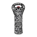 Graffiti Surfing Pattern Print Single Neoprene Wine Tote