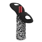 Graffiti Surfing Pattern Print Single Neoprene Wine Tote