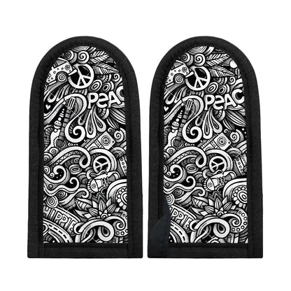Graffiti Surfing Pattern Print Skillet Handle Cover