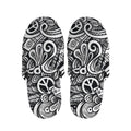 Graffiti Surfing Pattern Print Slippers