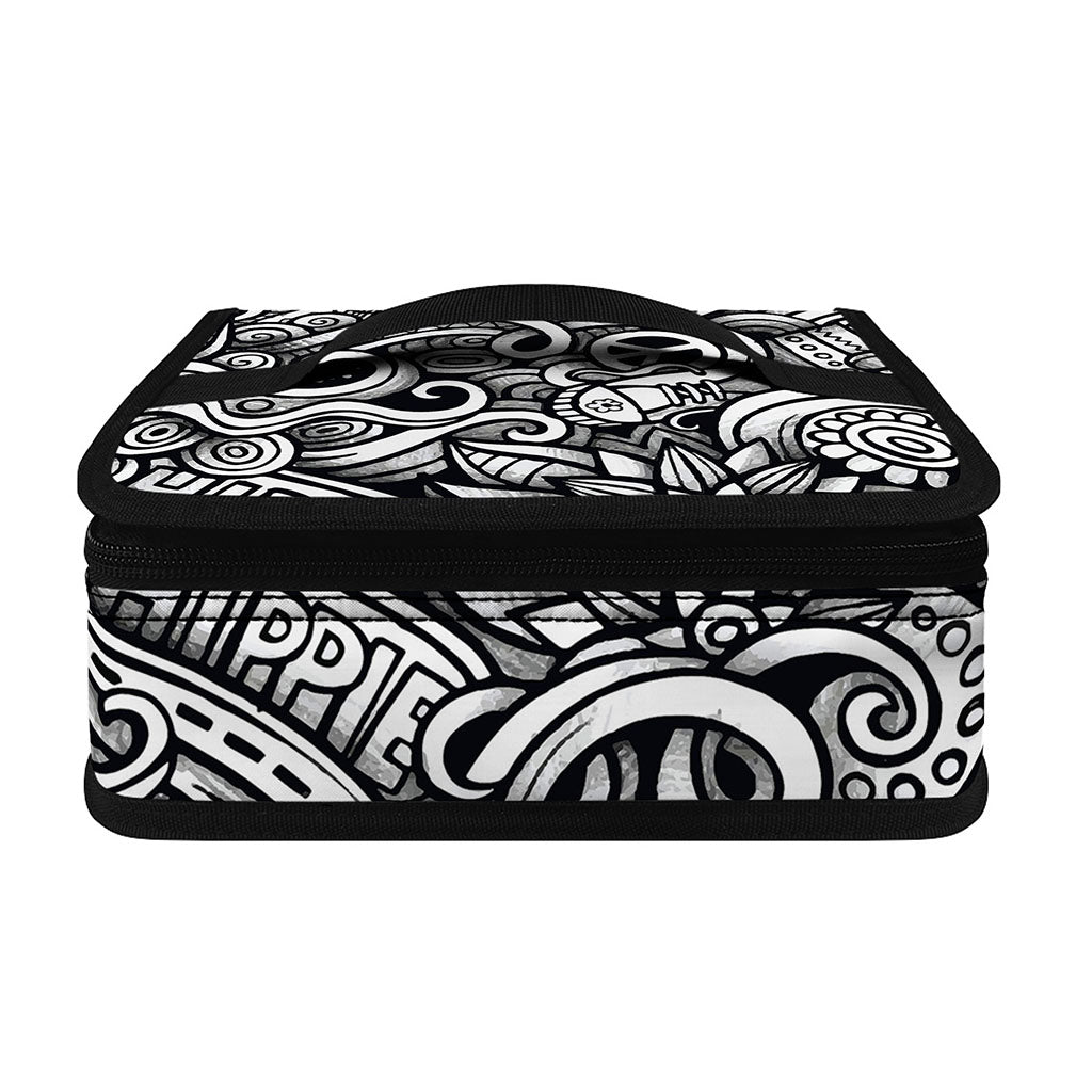Graffiti Surfing Pattern Print Small Lunch Bag