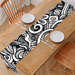 Graffiti Surfing Pattern Print Table Runner