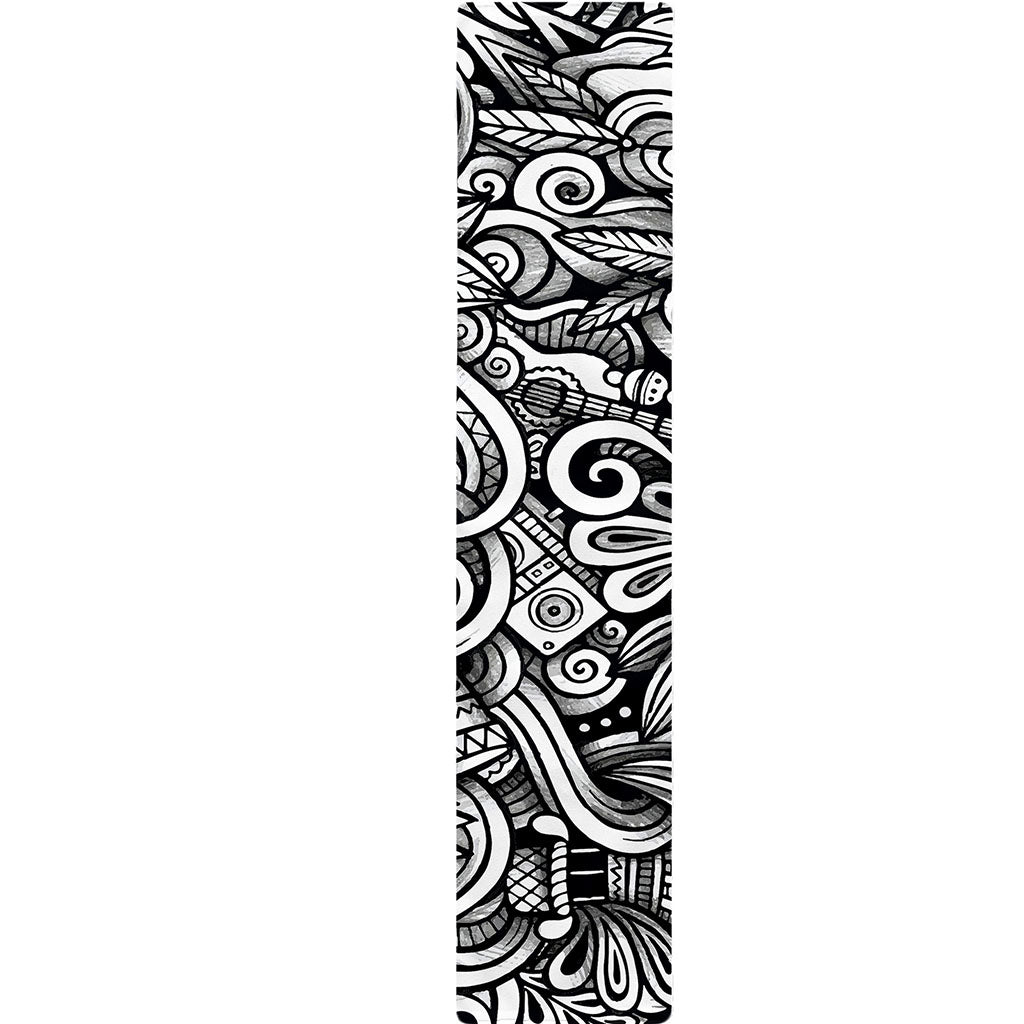 Graffiti Surfing Pattern Print Table Runner