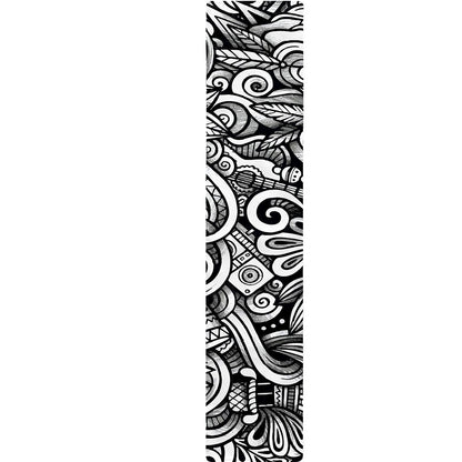 Graffiti Surfing Pattern Print Table Runner