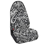 Graffiti Surfing Pattern Print Waterproof Car Seat Cover