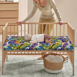Graffiti Text Pattern Print Baby Crib Sheet