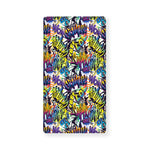 Graffiti Text Pattern Print Baby Crib Sheet