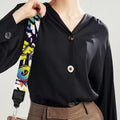 Graffiti Text Pattern Print Bag Strap