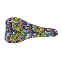 Graffiti Text Pattern Print Bicycle Seat Cover