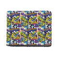 Graffiti Text Pattern Print Bifold Wallet