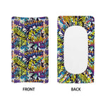 Graffiti Text Pattern Print Changing Pad Cover