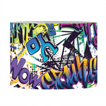 Graffiti Text Pattern Print Drum Lamp Shade