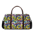 Graffiti Text Pattern Print Duffel Bag