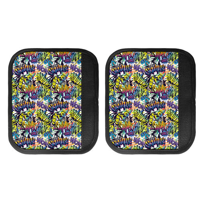 Graffiti Text Pattern Print Handle Covers