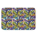 Graffiti Text Pattern Print Indoor Door Mat