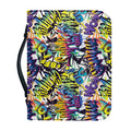 Graffiti Text Pattern Print Leather Bible Cover