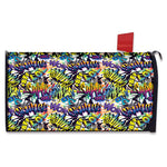 Graffiti Text Pattern Print Mailbox Cover