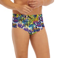 Graffiti Text Pattern Print Men's Briefs