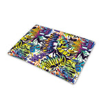 Graffiti Text Pattern Print Pet Cooling Mat Cover