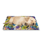 Graffiti Text Pattern Print Pet Cooling Mat Cover