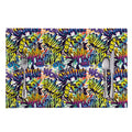 Graffiti Text Pattern Print Placemat