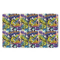 Graffiti Text Pattern Print Polyester Doormat
